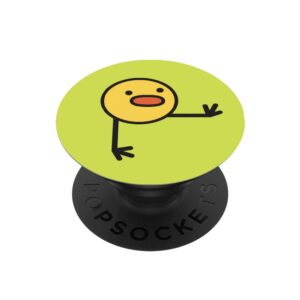 Photo of an expanded Rolling Bird PopSockets PopGrip.